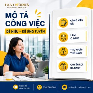 Mô tả công việc dễ hiểu - dễ ứng tuyển