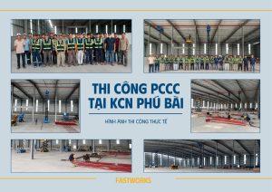 Thi công PCCC tại KCN Phú Bài