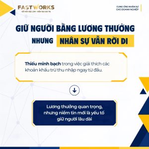 Giữ người cũng quan trọng như tuyển người