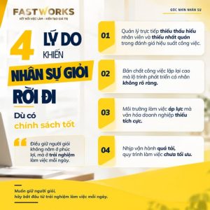 4 Lý Do Khiến Nhân Sự Giỏi Rời Đi Dù Doanh Nghiệp Có Chính Sách Tốt