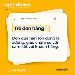 Đơn hàng có nguy cơ chậm tiến độ