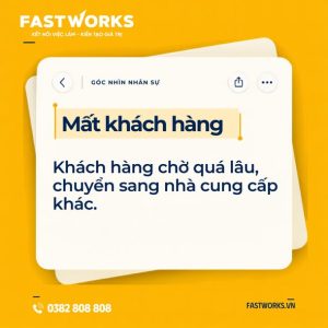 Đơn hàng có nguy cơ chậm tiến độ