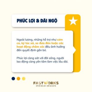 Phúc lợi thiết thực giúp nâng cao trải nghiệm người lao động
