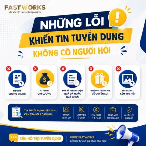 Những lỗi khiến tin tuyển dụng không có người hỏi