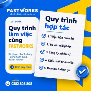 QUY TRÌNH RÕ RÀNG - DOANH NGHIỆP AN TÂM TRIỂN KHAI NHÂN SỰ