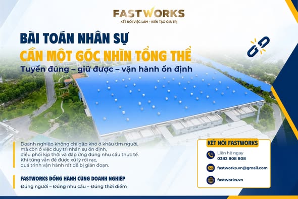 BÀI TOÁN NHÂN SỰ CẦN MỘT GÓC NHÌN TỔNG THỂ
